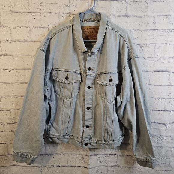 Levi's Other - Vintage Levi's Denim Trucker Jacket Made In USA Men’s L 70598-4834 Made USA 90s